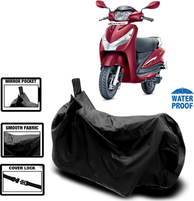 HWSXQAE Waterproof Two Wheeler Cover for Hero(Black)