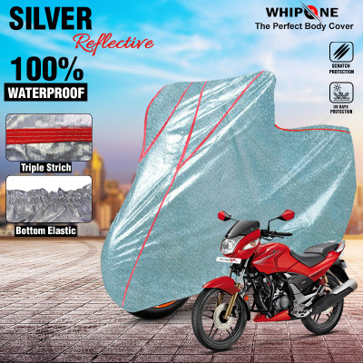 Whipone Waterproof Two Wheeler Cover for Honda(Dream Yuga, Silver)