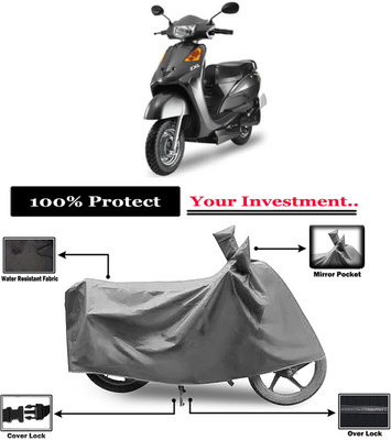 Amexride Two Wheeler Cover for Indus(Yo EXL, Grey)