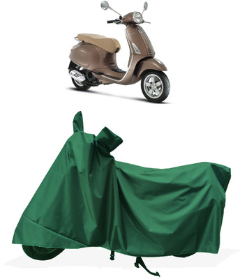 Tricway Two Wheeler Cover for Vespa(Elegante BS6, Green)