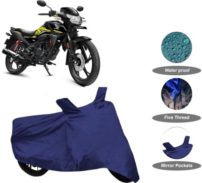 smwzxyu Waterproof Two Wheeler Cover for Honda(SP 125, Blue)