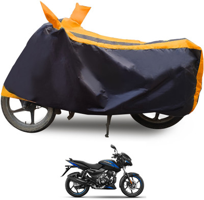 Euro Care Waterproof Two Wheeler Cover for Bajaj(Pulsar 125, Orange)