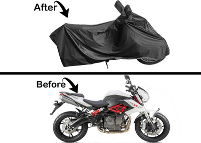 Archistylo Waterproof Two Wheeler Cover for Benelli(TNT 600 GT, Black)