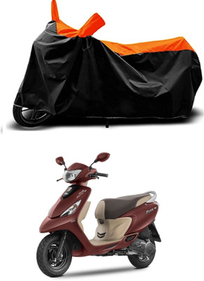 VESMEI Two Wheeler Cover for TVS(Scooty Zest 110, Orange)
