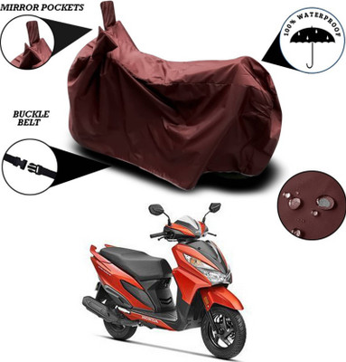 AASHTIK MART Two Wheeler Cover for Honda(Grazia, Maroon)