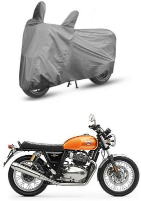 Mdstar Waterproof Two Wheeler Cover for Royal Enfield(Bullet 350, Grey)