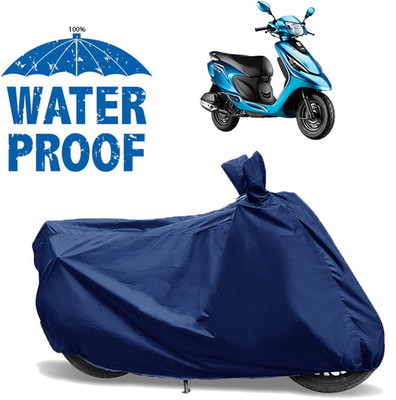 OliverX Waterproof Two Wheeler Cover for TVS(Scooty Zest, Blue)