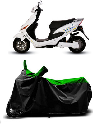 VESMEI Two Wheeler Cover for Hero(Electric Cruz, Green)