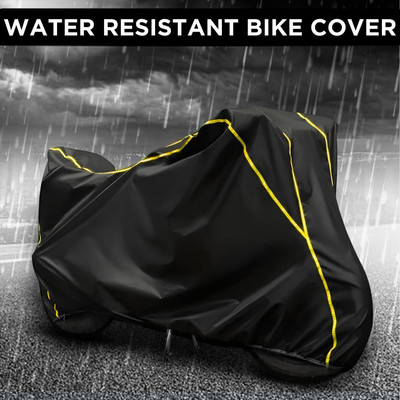 OliverX Waterproof Two Wheeler Cover for TVS(Apache RTR 160, Black)