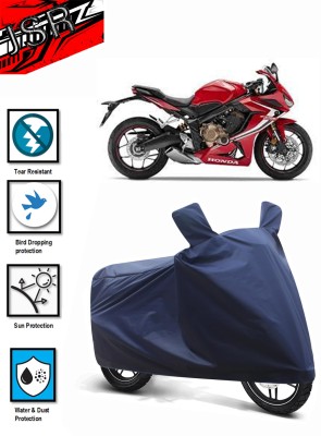 J S R Waterproof Two Wheeler Cover for Honda(CBR650R, Silver)