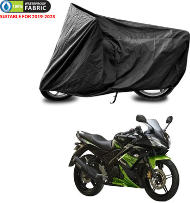 PAGORA Waterproof Two Wheeler Cover for Yamaha(YZF R15S, Black)