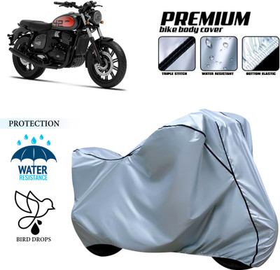CODOKI Waterproof Two Wheeler Cover for JAWA(42, Silver)