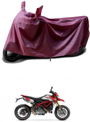 APNEK Waterproof Two Wheeler Cover for Ducati(Hypermotard, Maroon)
