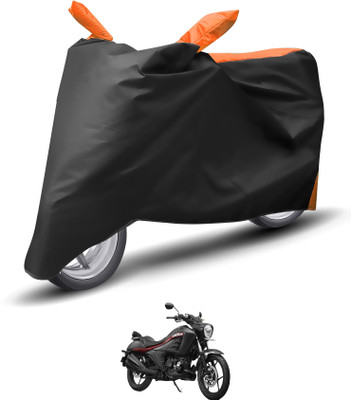 Caronix Waterproof Two Wheeler Cover for Suzuki(Intruder 250, Orange)