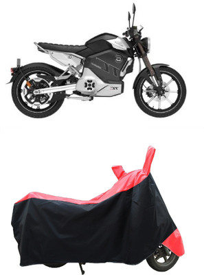 Coxtor Two Wheeler Cover for Revolt(RV Cafe Racer BS6, Red)