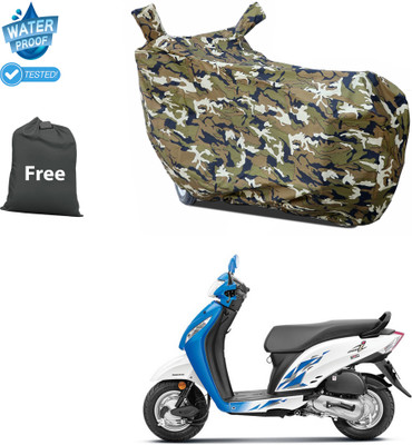 PAGORA Waterproof Two Wheeler Cover for Honda(Activa i, Yellow)