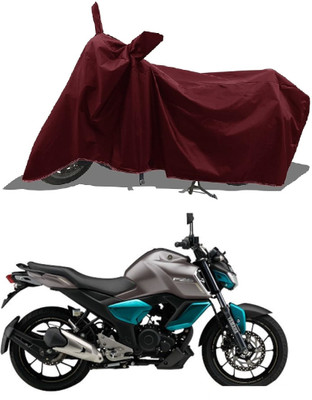 Mdstar Waterproof Two Wheeler Cover for Yamaha(FZ-FI, Maroon)