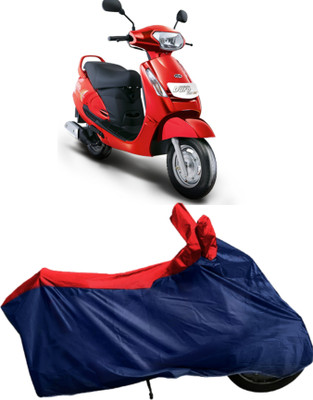 Autofly Waterproof Two Wheeler Cover for Mahindra(Duro, Blue, Red)