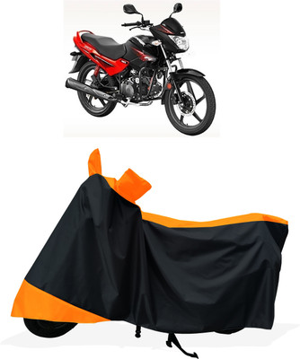 Tricway Two Wheeler Cover for Hero(Glamour Programmed FI BS6, Orange)