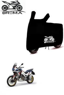 OliverX Waterproof Two Wheeler Cover for Honda(CRF1000L Africa Twin BS6, Black)
