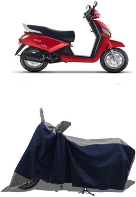 SUGASHRI Waterproof Two Wheeler Cover for Mahindra(Gusto, Grey, Blue)