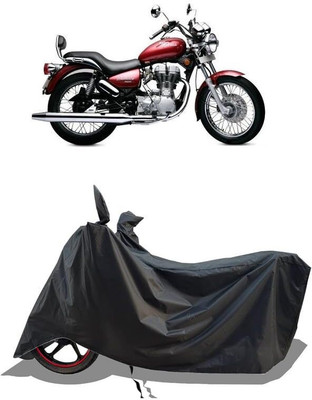 KEDIT Two Wheeler Cover for Royal Enfield(Twin spark, Black)