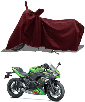 MWBB Waterproof Two Wheeler Cover for Suzuki(New CBZ, Maroon)