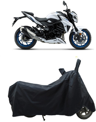 Coxtor Waterproof Two Wheeler Cover for Suzuki(GSX, Black)
