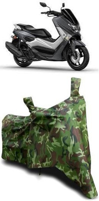 ATBROTHERS Waterproof Two Wheeler Cover for Yamaha(NMax 155 BS6, Multicolor, Green)