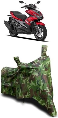 DeepShakshi AUTOMOTIVE Two Wheeler Cover for Yamaha(Aerox 155 Maxi BS6, Green, Multicolor)