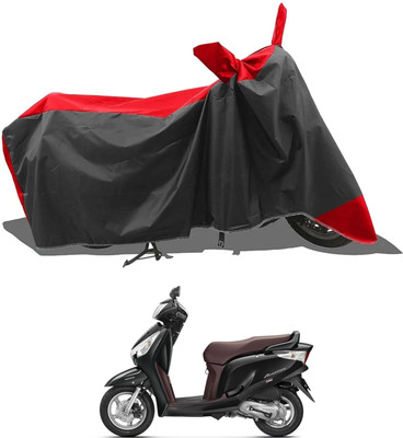 KEDIT Two Wheeler Cover for Honda(Red, Black)