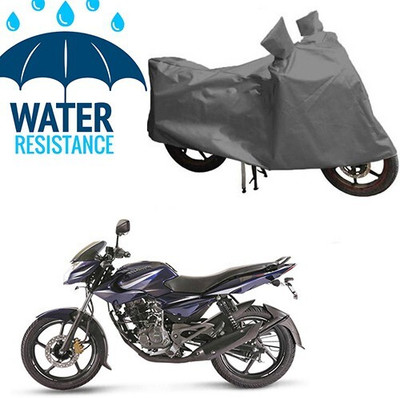 MMSSTAR Waterproof Two Wheeler Cover for Bajaj(Pulsar 135 LS DTS-i, Grey)
