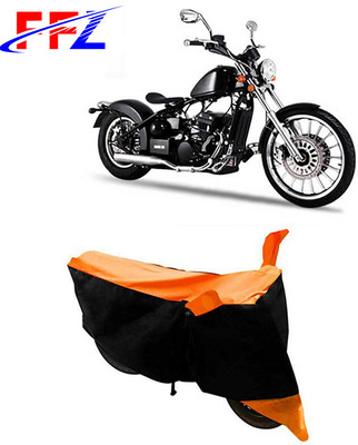 FFZ Waterproof Two Wheeler Cover for FAB Regal Raptor(Bobber 350, Black, Orange)