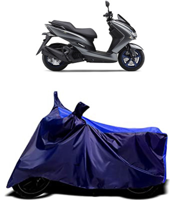 VESMEI Two Wheeler Cover for Yamaha(Majesty S 155 maxi BS6, Blue)