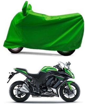 Furious3D Two Wheeler Cover for Kawasaki(Ninja 1000, Green)