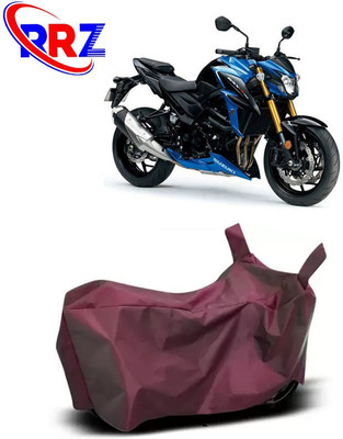 RRZ Waterproof Two Wheeler Cover for Suzuki(GSX-S750, Maroon)