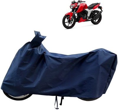 Horseyaart Waterproof Two Wheeler Cover for TVS(Apache RTR 160, Blue)