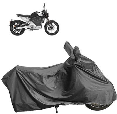 DIGGU Two Wheeler Cover for Revolt(RV Cafe Racer BS6, Grey)