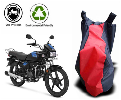 MMSSTAR Waterproof Two Wheeler Cover for Hero(Splendor Pro, Red, Blue)