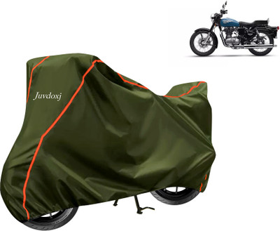 Juvdoxj Waterproof Two Wheeler Cover for Royal Enfield(Bullet 350 New, Multicolor)