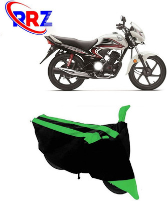 RRZ Waterproof Two Wheeler Cover for Honda(Dream Yuga, Black, Green)