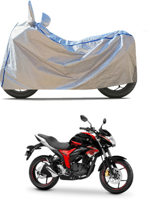 CODOKI Waterproof Two Wheeler Cover for Suzuki(Gixxer Special Edition, Silver)