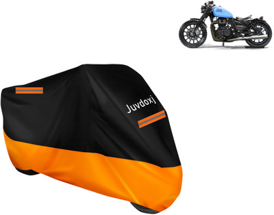 Juvdoxj Waterproof Two Wheeler Cover for Royal Enfield(Bobber 350, Orange)