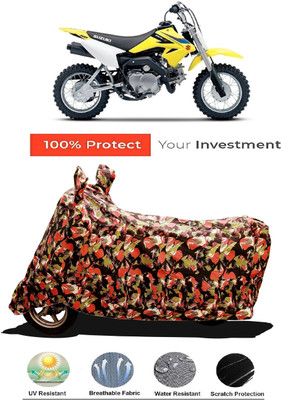 Amexride Two Wheeler Cover for Suzuki(DR-Z50 BS6, Multicolor)