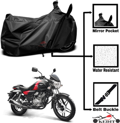 KEDIT Two Wheeler Cover for Bajaj(Black)