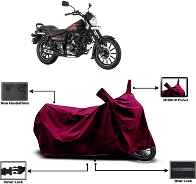 Amexride Two Wheeler Cover for Bajaj(Avenger Street 220, Maroon)