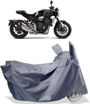 Amexride Two Wheeler Cover for Honda(CB1000R Plus, Grey)