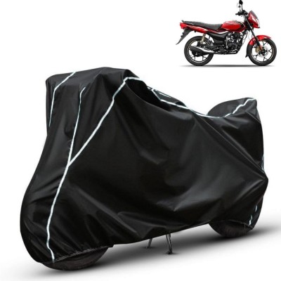 Amikan Waterproof Two Wheeler Cover for Bajaj(Platina 110, Black)