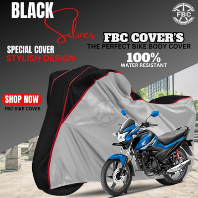 FBC Waterproof Two Wheeler Cover for Honda(Livo, Silver, Multicolor)