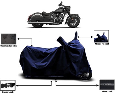 Amexride Two Wheeler Cover for Indian(Chief Dark Horse, Blue)